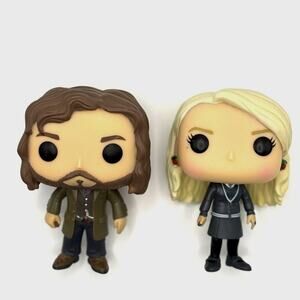 Funko Pop! Harry Potter #16 Sirius Black & #14 Luna Lovegood Vinyl Figures Loose